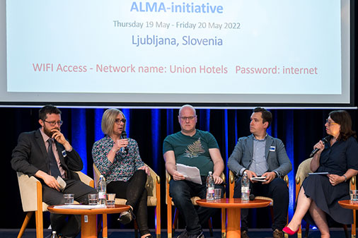 Arbeitstreffen zur Umsetzung der Initiative ALMA in Ljubljana 2022