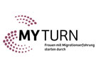Logo MY TURN - Frauen mit Migrationserfahrung starten durch