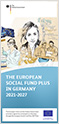 Cover leaflet The European Social Fund Plus in Germany 2021-2027